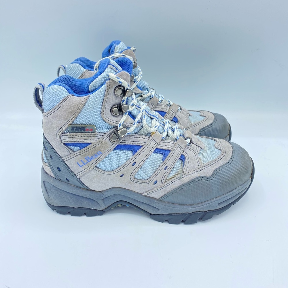 L.L. Bean Kids Boots in Gray and Blue